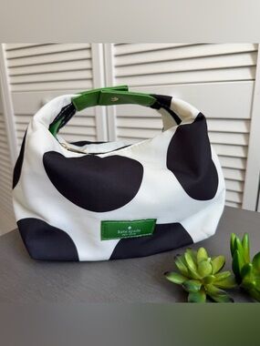 Kate Spade Polka Dot Small Zippered Snap Pouch